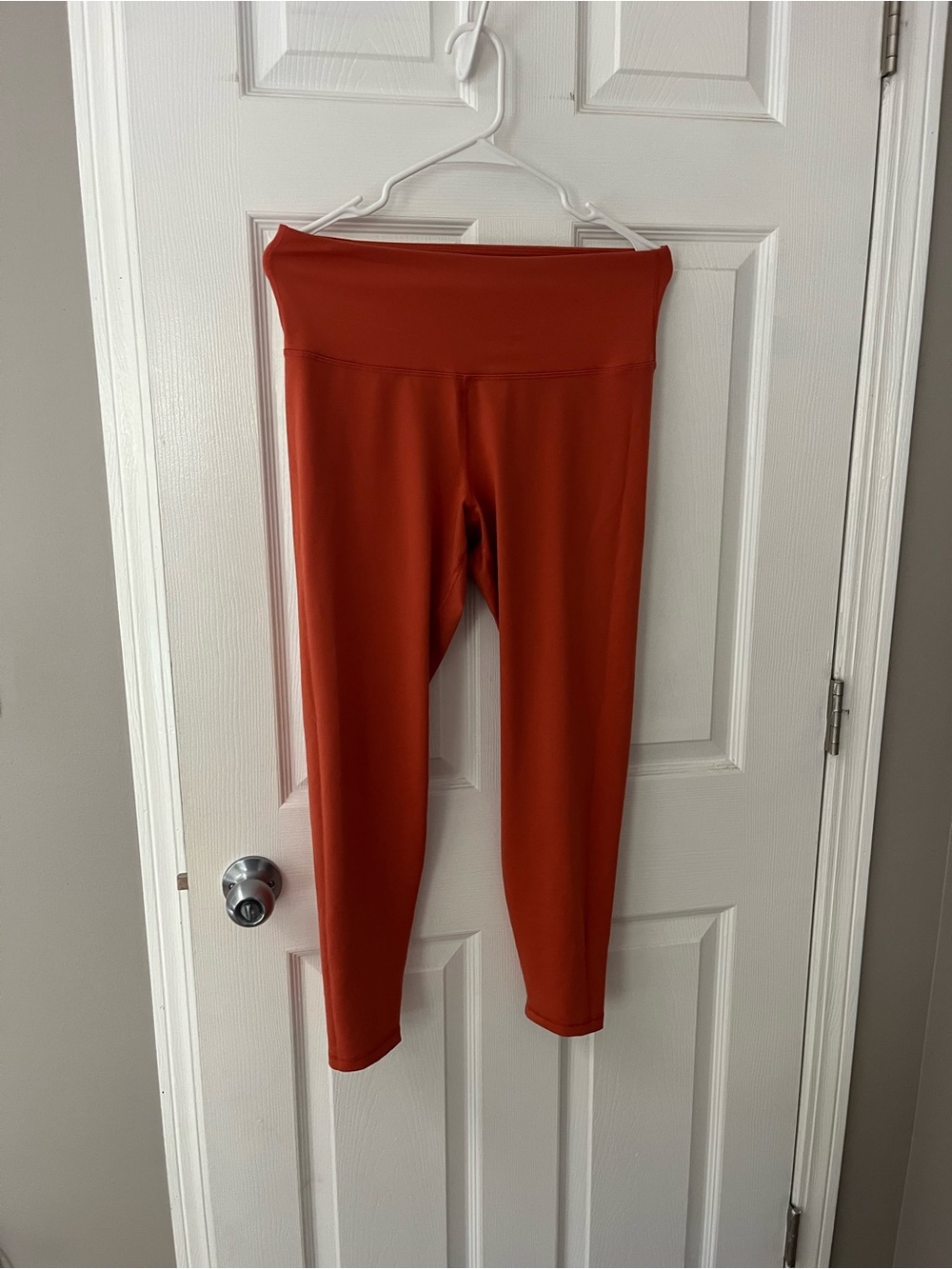 Old Navy Rust Orange High-Waist Active Powerpress Leggings